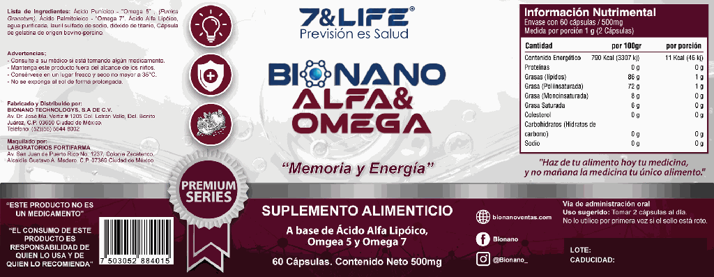 BIONANO ALFA & OMEGA